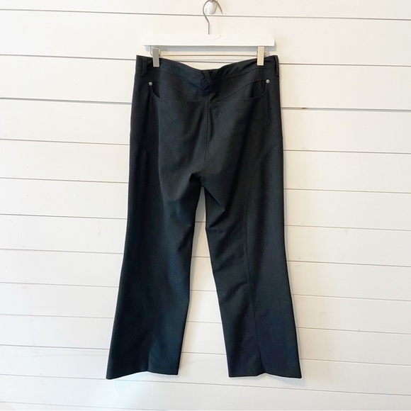 Athleta | Women’s Gray Canyon Casual Wool Blend Zip Calf Pockets Pants Size 10 - Picture 3 of 13